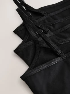 Next Noir - Gilets Camisole à bretelles 3 Pack (1.5-16ans) Clearance
