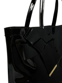 Ted Baker Noir - Grand sac à logo et nœud Nicon Sale