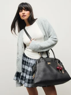 Next Noir - Grand sac cabas avec breloques Hot