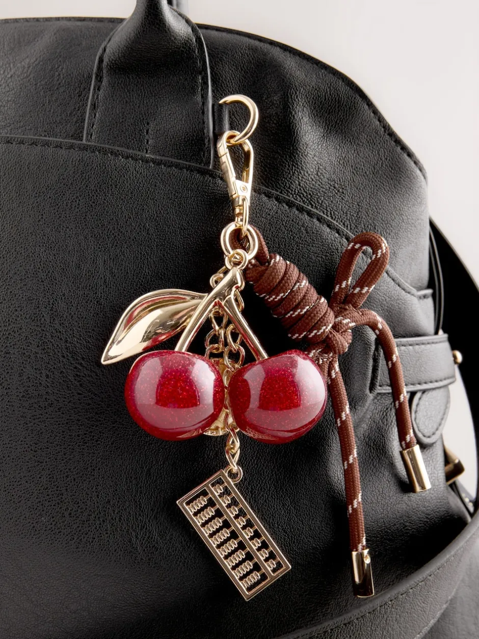 Next Noir - Grand sac cabas avec breloques Hot