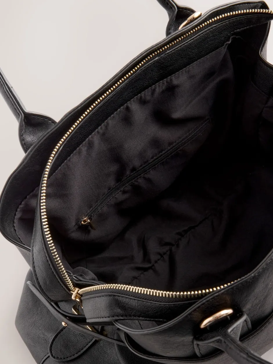 Next Noir - Grand sac cabas avec breloques Hot