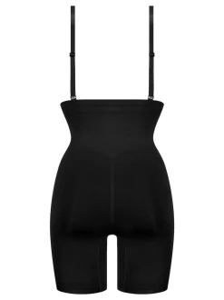 Hunkemoller Noir - Lingerie amincissante sans couture pour les cuisses sculptante 100% coton Body New