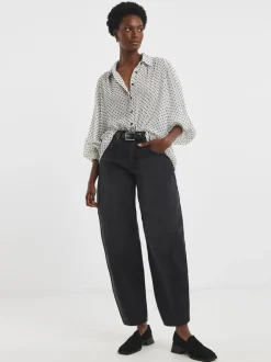 JD Williams Noir - Jean authentique Coupe ballon Discount