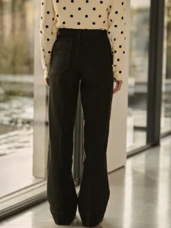 Next Noir - Jean ample à poches plaquées Discount