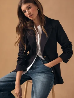 Next Noir - Jean bootcut Extensible taille Milieu Outlet