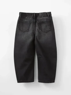 Cotton On Noir - Jean unisexe Barrel Leg