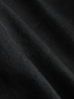 Next Noir - Jeans Ample Or à boutons sur le devant