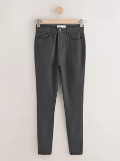 Next Noir - Jeans skinny en Denim enduit Hot