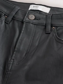 Next Noir - Jeans skinny en Denim enduit Hot