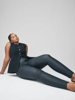 Next Noir - Jeans skinny enduit de Denim Hourglass Clearance