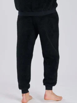 Loungeable Noir - Joggers en sherpa New