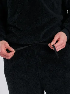 Loungeable Noir - Joggers en sherpa New