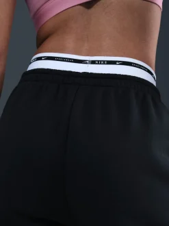 Nike Noir - Jogging oversize en polaire Phoenix taille haute à logo