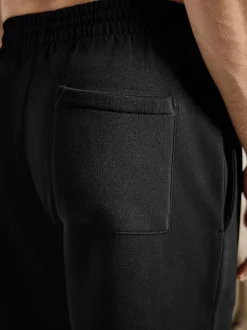 Next - Jogging ouvert lourd à dos brosse Noir Outlet