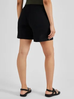 Jojo Maman Bébé Noir - Maternity Lin Blend Short Sale