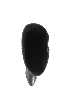 Jones Bootmaker Noir - Cagliari Bottes/Bottines montant au genou Veau large Clearance