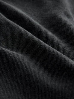 Next Noir - Jupe en jean mini sablier Discount