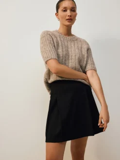 Next Noir - Jupe plissée Sale