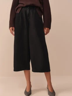 Next Noir - Jupes-culottes N.Premium taille haute Online