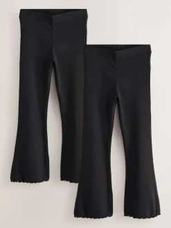 Next Noir - Leggings évasés à côtes (3-16ans) New