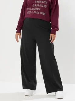 Yours Curve Noir - Leggings à jambes amples Clearance