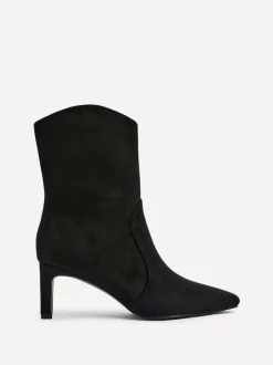 Linzi Noir - Bottes Calabasas à talons carrés Clearance