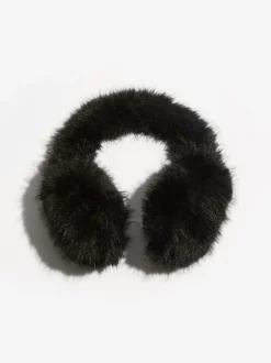 Lipsy Noir - Cache-oreilles en fausse fourrure douillet