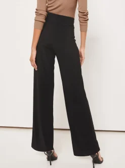 Lipsy - Pantalon large taille haute Noir Online