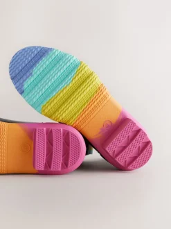 Little Bird by Jools Oliver Noir - Adultes Rainbow Welly Boots Discount