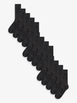 Next Noir à logo - Chaussettes fraîches brodées durables Best