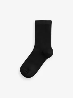Next Noir - Lot 7 chaussettes haut de gamme riches en bambou New