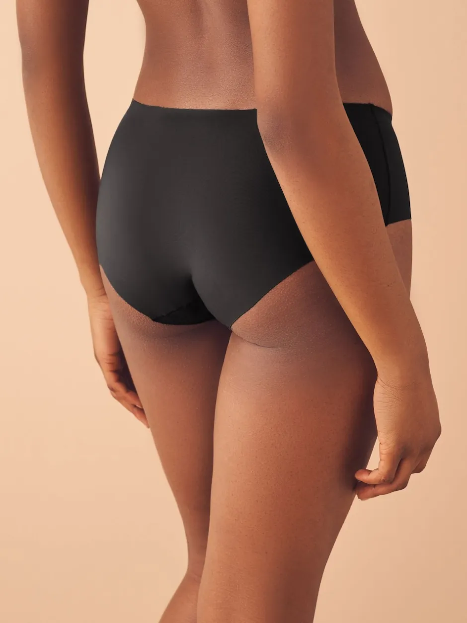 Next Noir - Lot 3 culottes invisibles et confortables Court Clearance