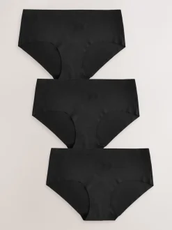 Next Noir - Lot 3 culottes invisibles et confortables Court Clearance