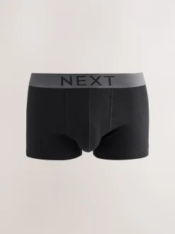 Next Noir - Lot de 10 - Boxers hipster 100% coton Best