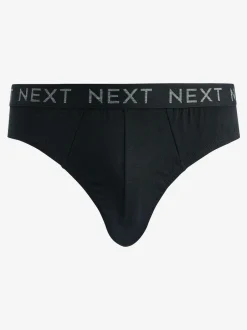 Next Noir - Lot de 10 - Slips riches en coton New