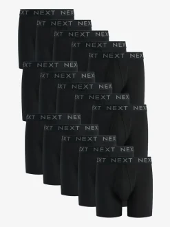 Next Noir - Lot de 15 - Sports Longer Length A-Front Boxer Best