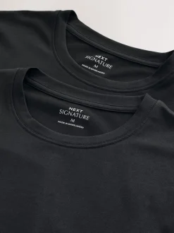 Next Noir - Lot de 2 - T-shirt confort