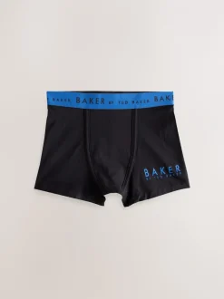 Baker by Ted Baker Noir - Lot de 5 boxers garçon Online