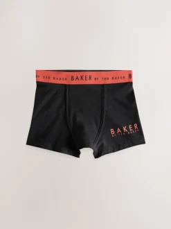 Baker by Ted Baker Noir - Lot de 5 boxers garçon Online