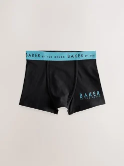 Baker by Ted Baker Noir - Lot de 5 boxers garçon Online