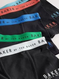 Baker by Ted Baker Noir - Lot de 5 boxers garçon Online