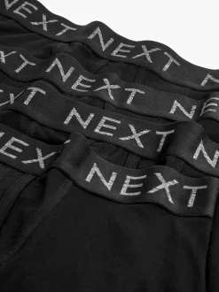 Next Noir - Lot de 15 boxers riches en coton sur le devant Discount