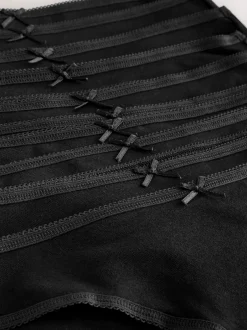 Next Noir - Lot de 10 caleçons en coton Échancrure haute