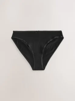 Next Noir - Lot de 10 caleçons en coton Échancrure haute