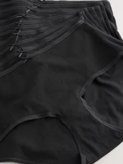 Next Noir - Lot de 10 caleçons en coton Mi-long Sale