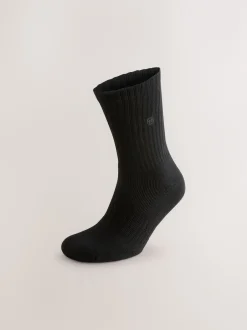 Next Noir - Lot de 4 chaussettes de sport rembourrées Clearance