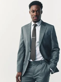 Next - Lot de 2 cravates clip texturées Noir