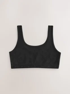 Next - Lot de 3 crop tops (5-16 ans) Noir Online