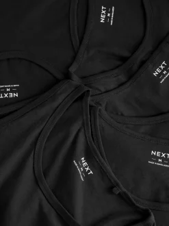Next Noir - Lot de 5 gilets à superposer 100% coton Sale