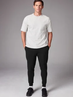 Next Noir - Lot de 2 Joggings Coupe ajustée à dos brossé